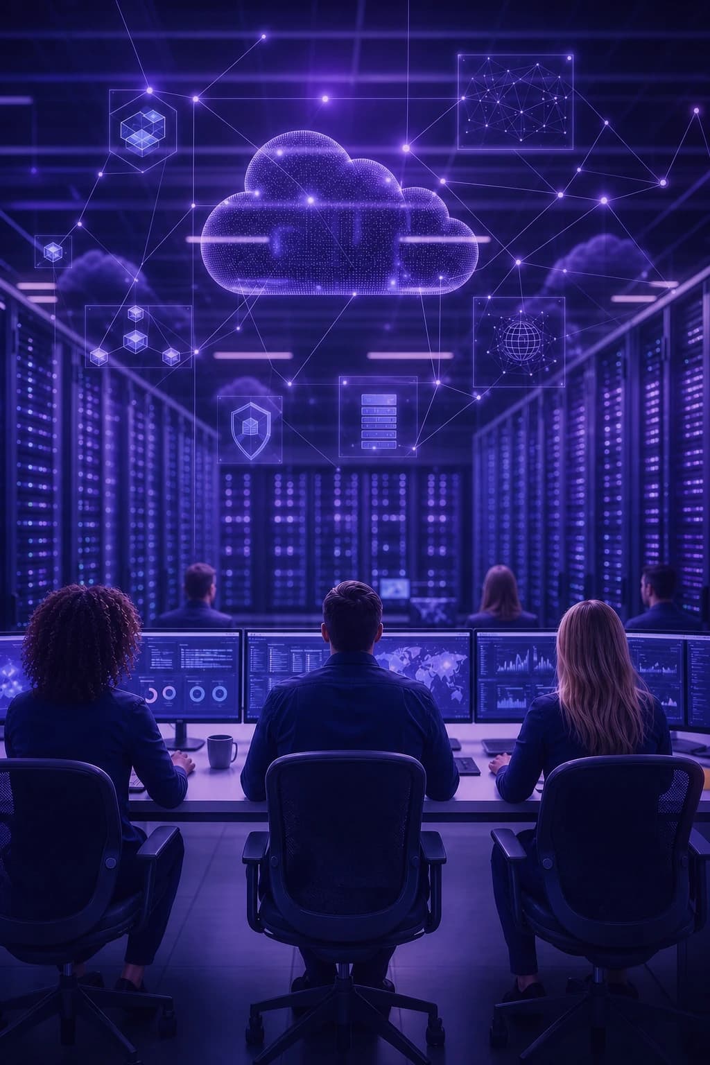 Managed Services servis mimarisi